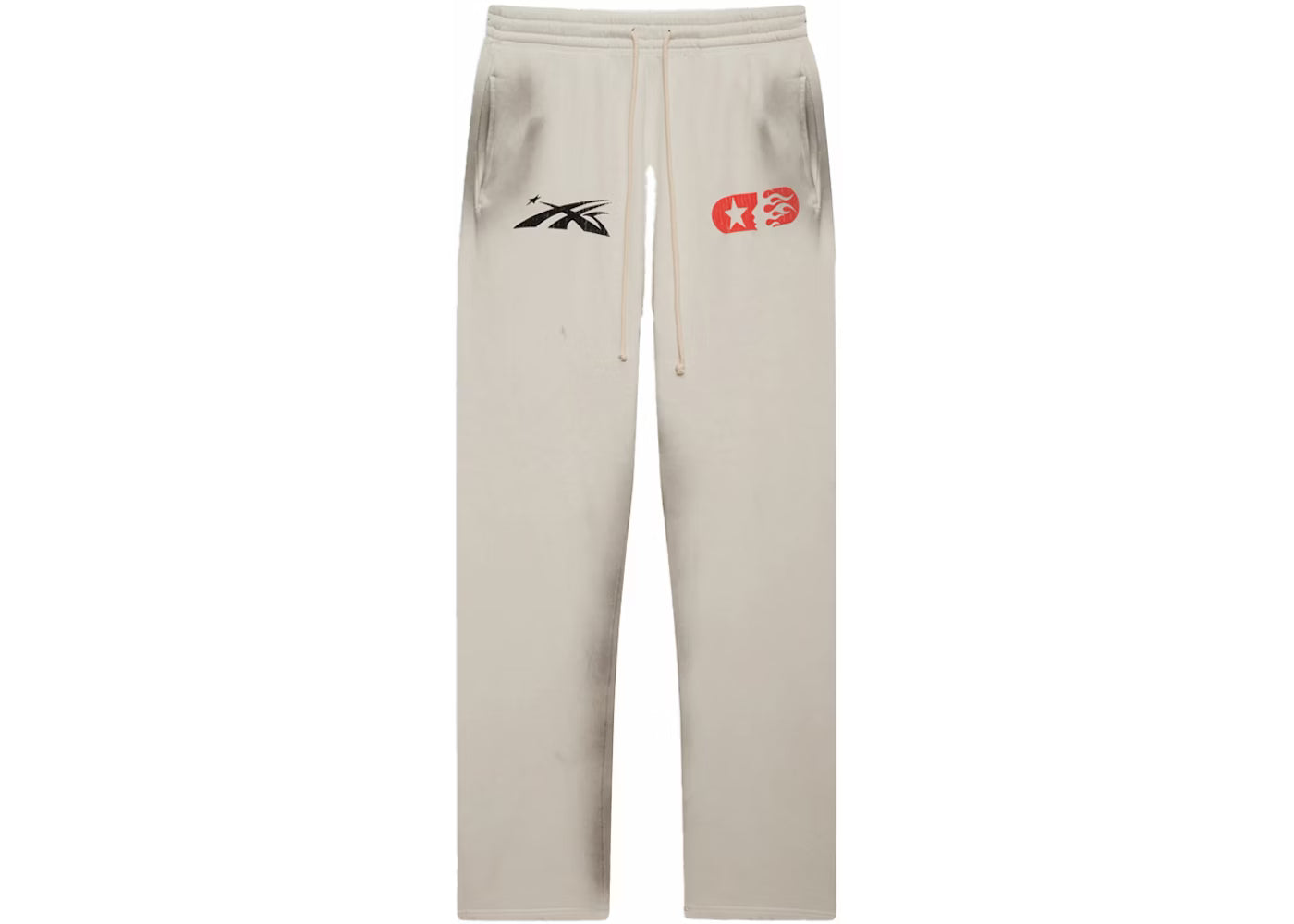 Hellstar If You Don't Like Us, Beat Us Pants-White