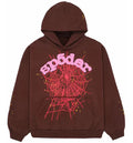 Brown Sp5der Hoodie