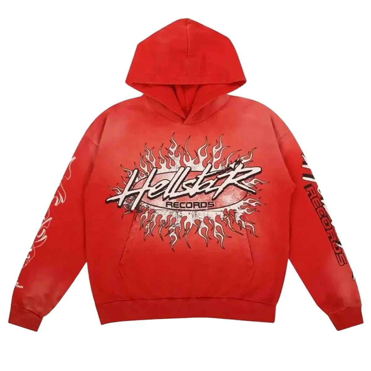 Hellstar Records Red Fleece Pullover